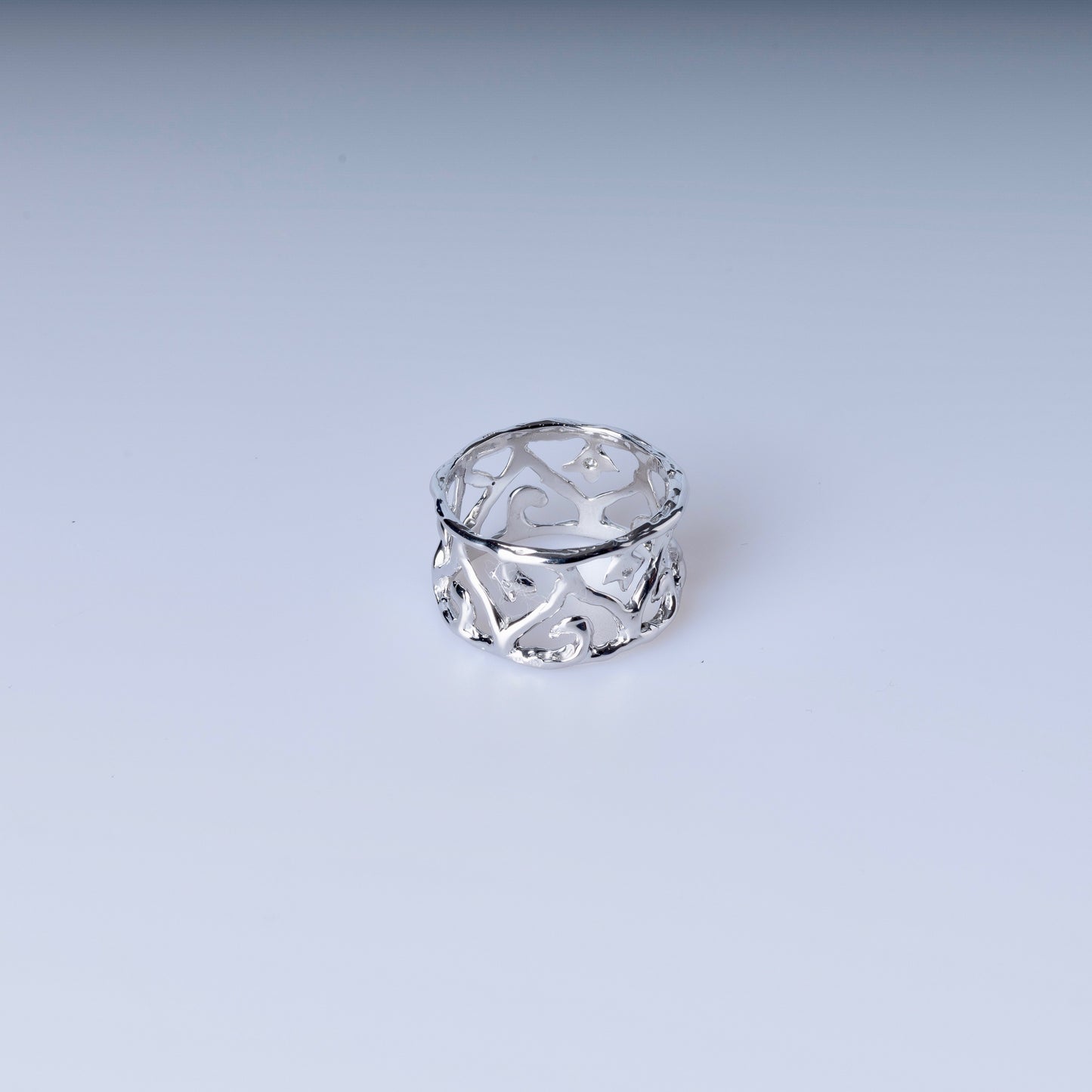 Anel Vitalidade ouro branco