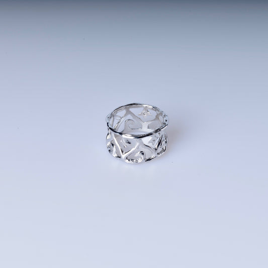 Anel Vitalidade ouro branco