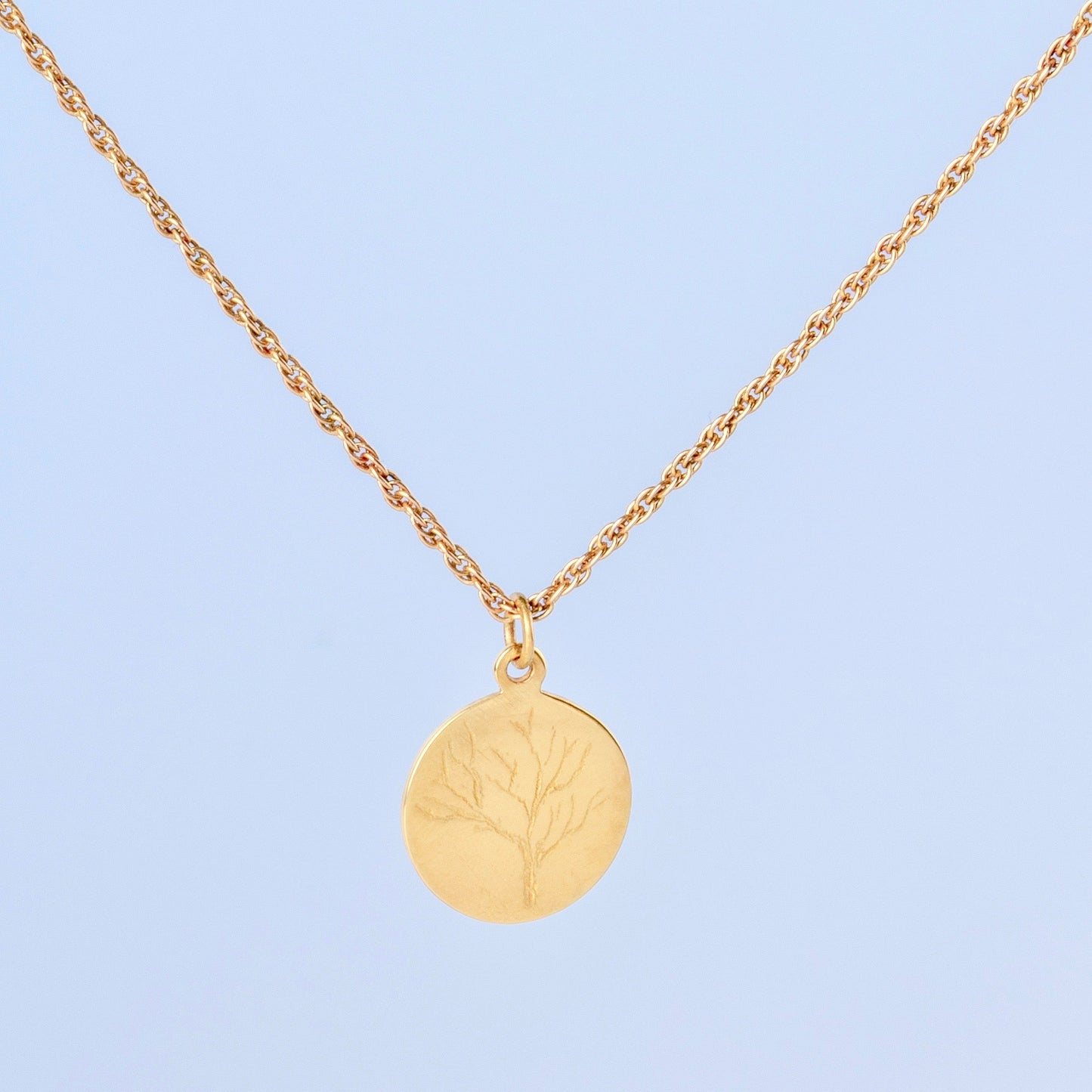 Medalha Xin ouro fino amarelo