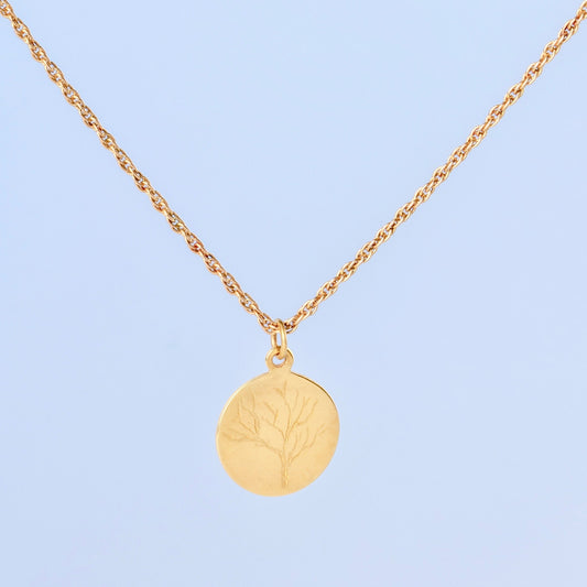 Medalha Xin ouro fino amarelo