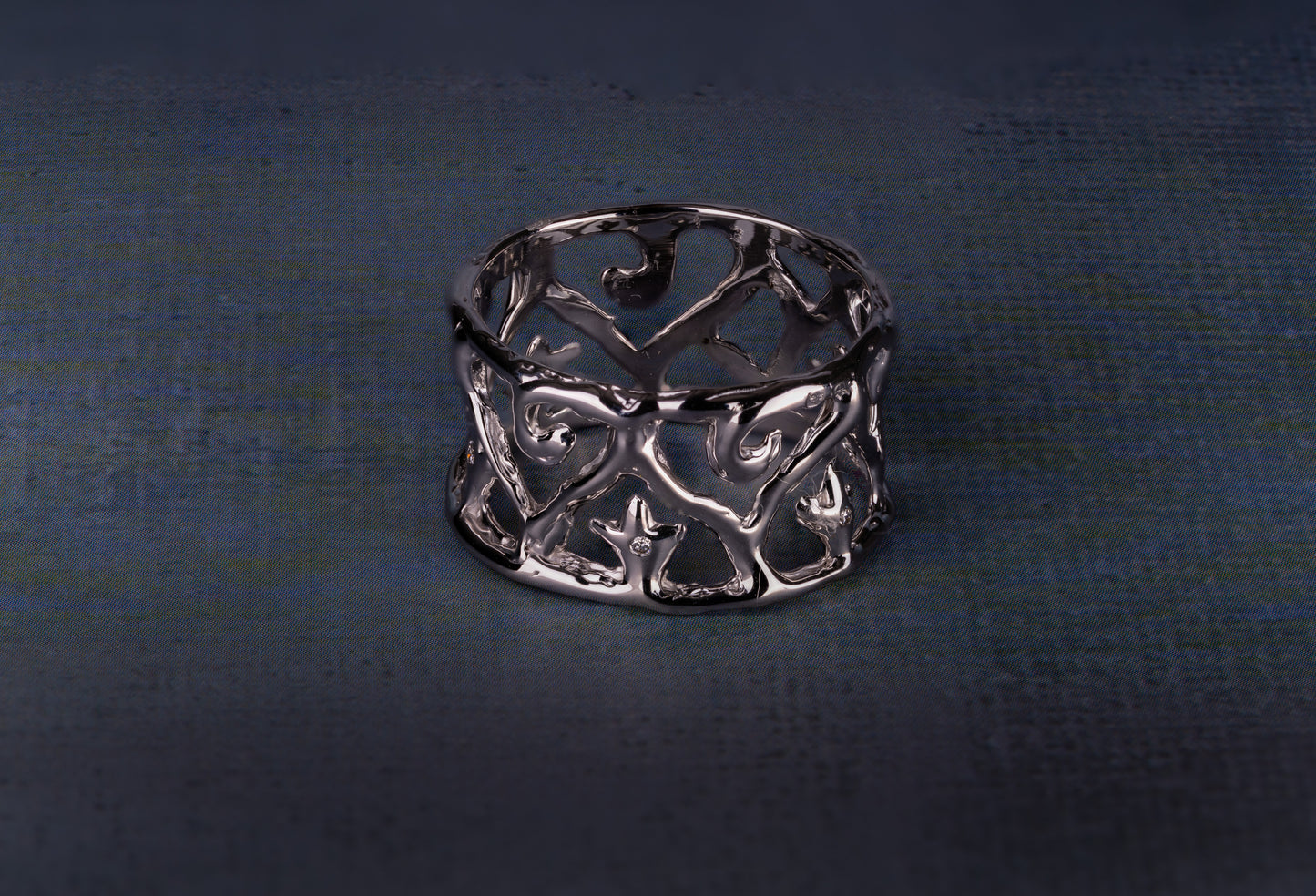 Anel Vitalidade ouro branco