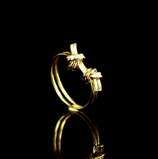 Nos Eternos de Amor em Liberdade Anel de compromisso